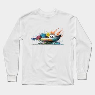 Levitating Boat Long Sleeve T-Shirt